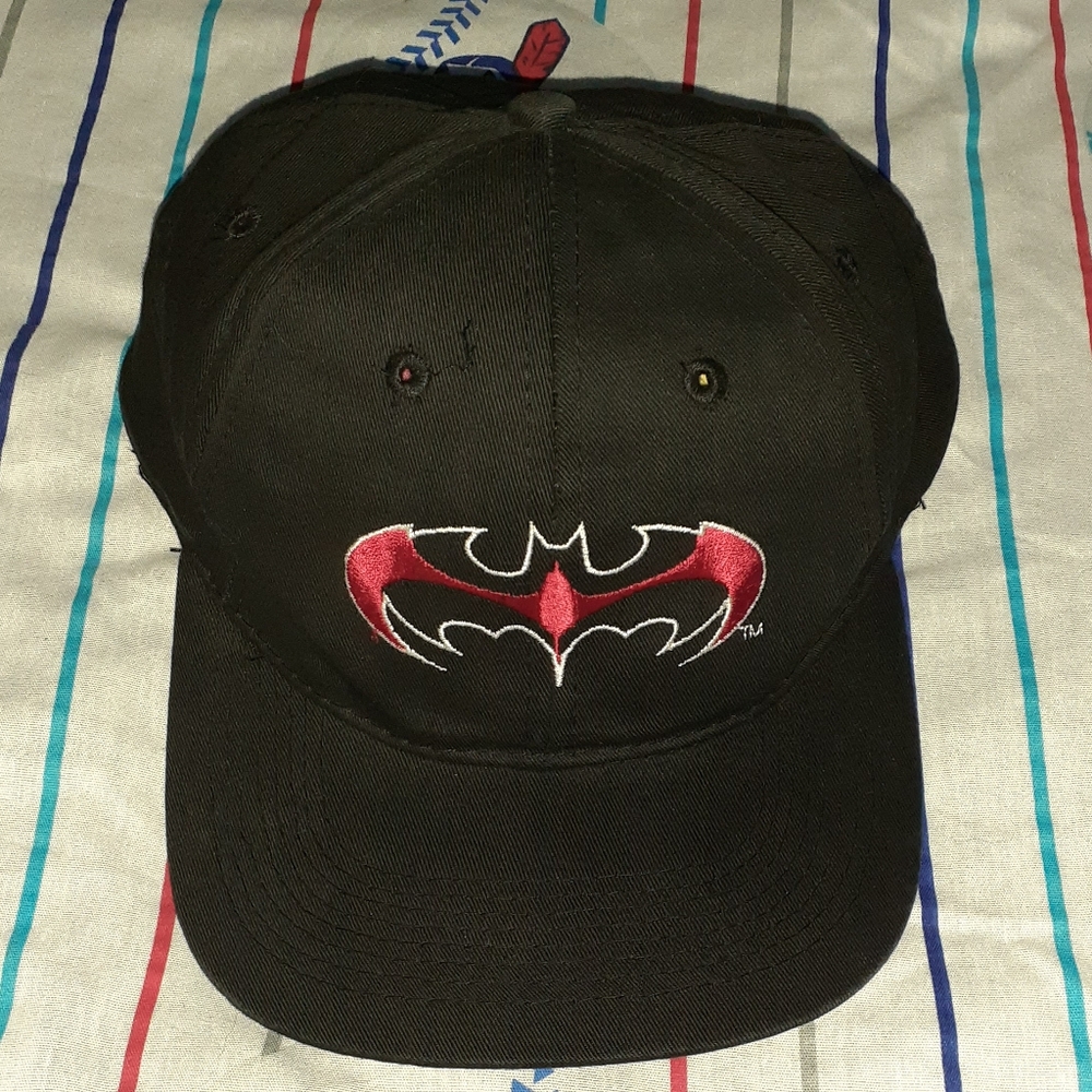 1997 Batman & Robin Vintage Movie Promo Snapback Hat 90s Cap DC Comics